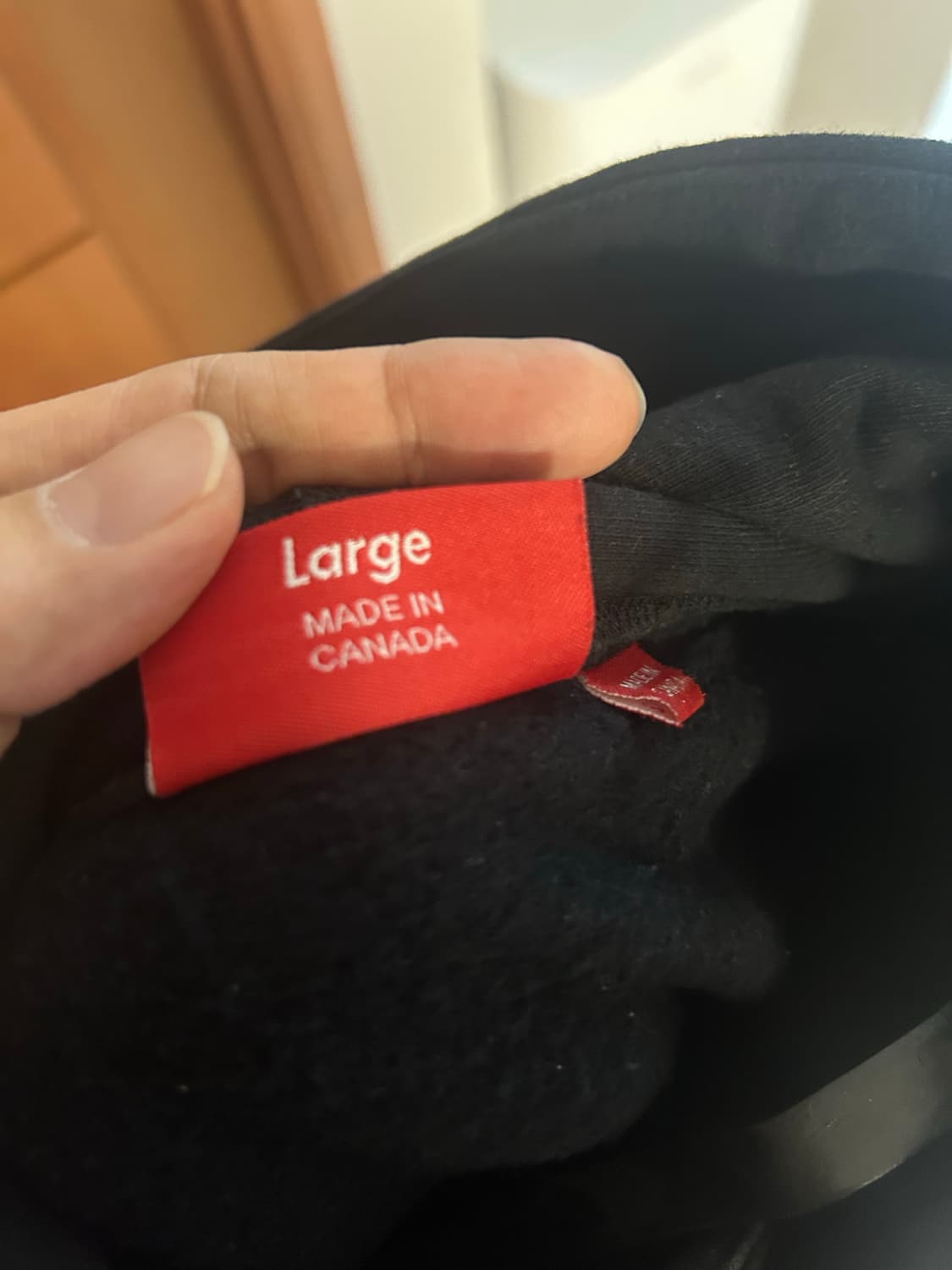 슈프림 S로고 블랙 후드 상품이미지3