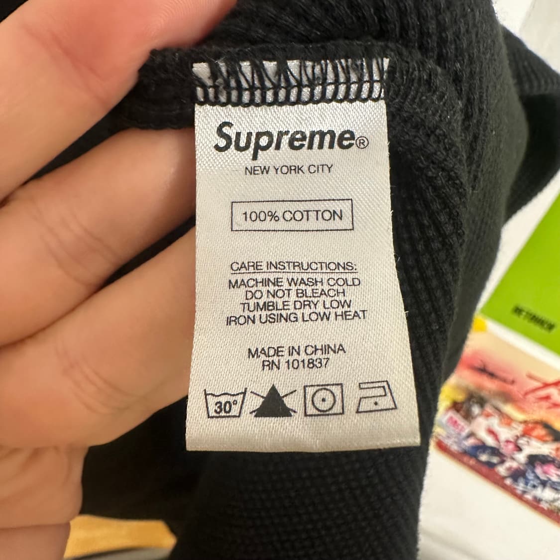 2018FW 슈프림 써멀 와플 롱슬리브 상품이미지6