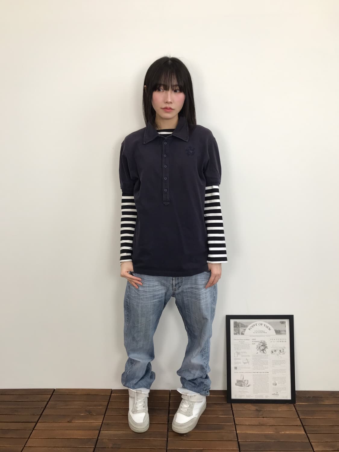 Diesel Classic Polo Shirt Navy 상품이미지1