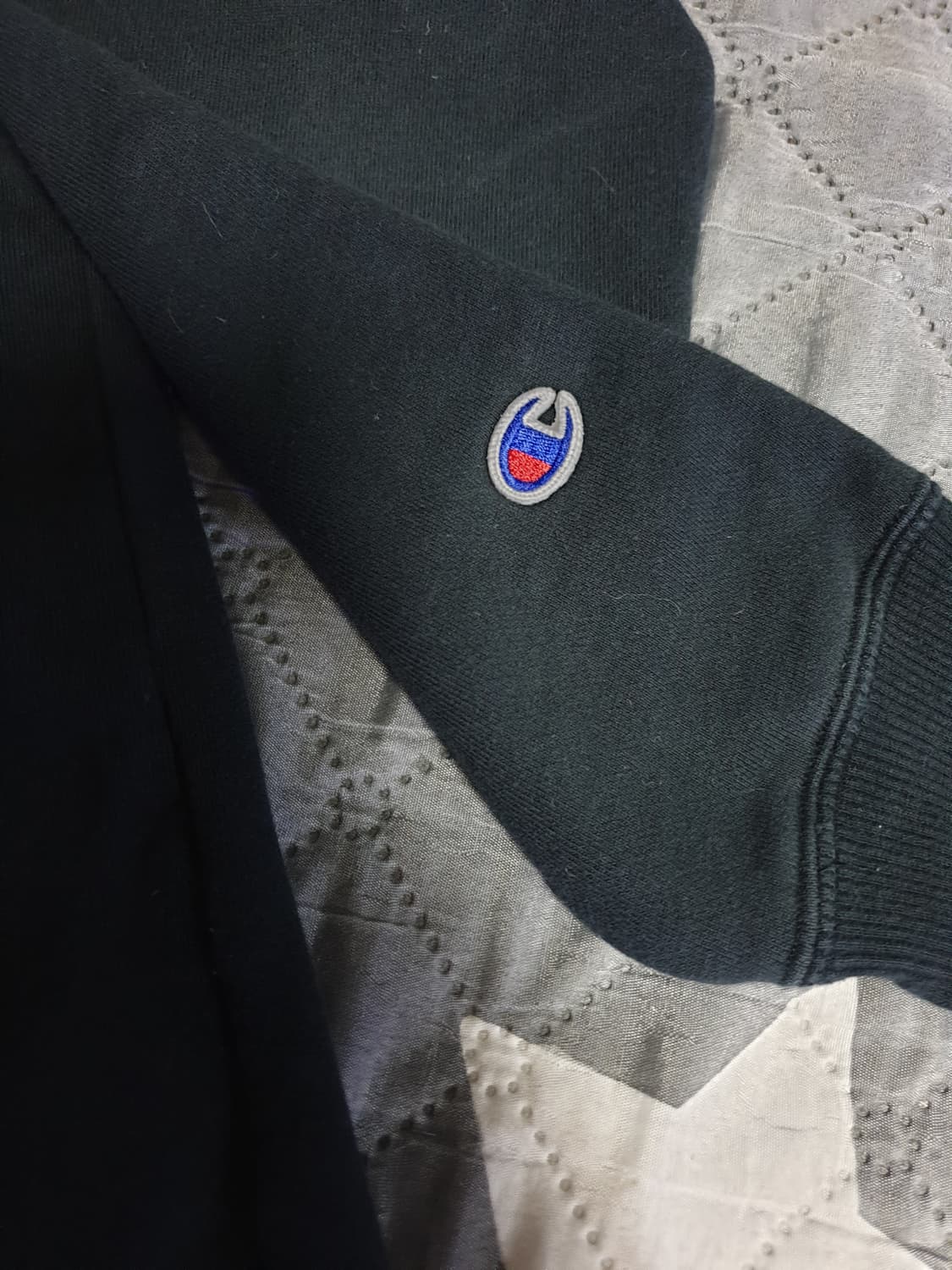 챔피온 재팬 아웃포켓 스웨트 가디건 블랙 (M) 상품이미지3