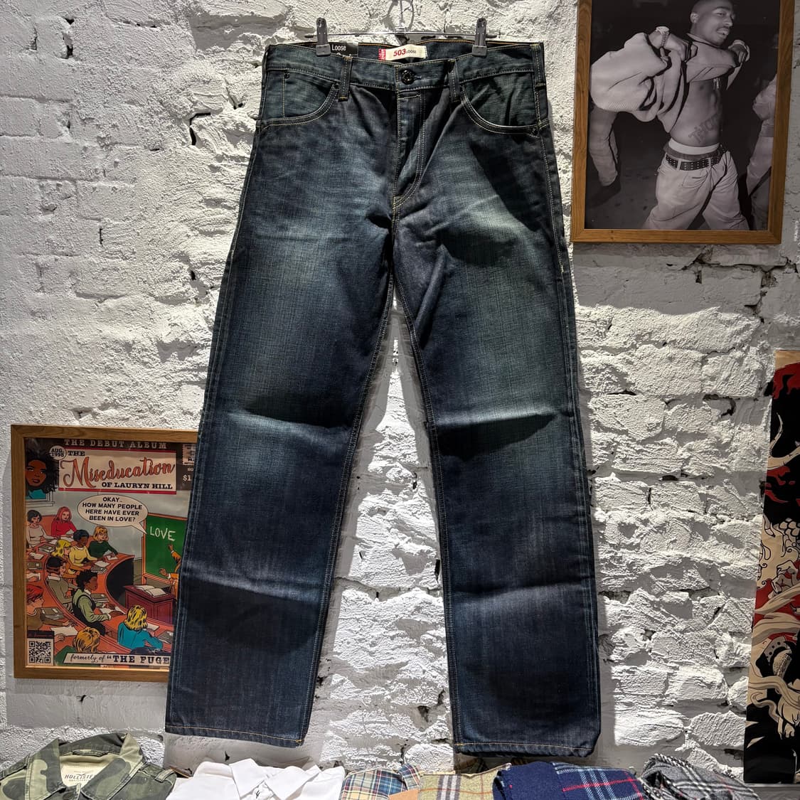 새상품)리바이스 503 Loose Fit 워싱 데님팬츠 상품이미지2