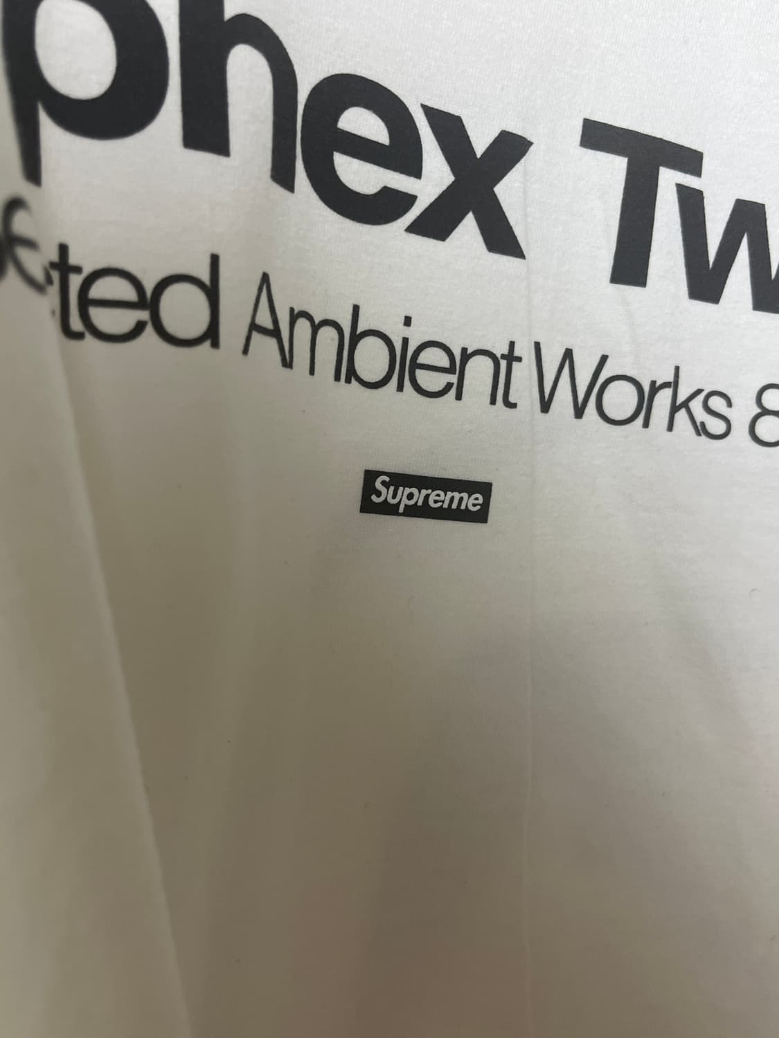 슈프림 에이펙스 트윈 Aphex Twin 엠비언스 웍스 티셔츠 상품이미지4