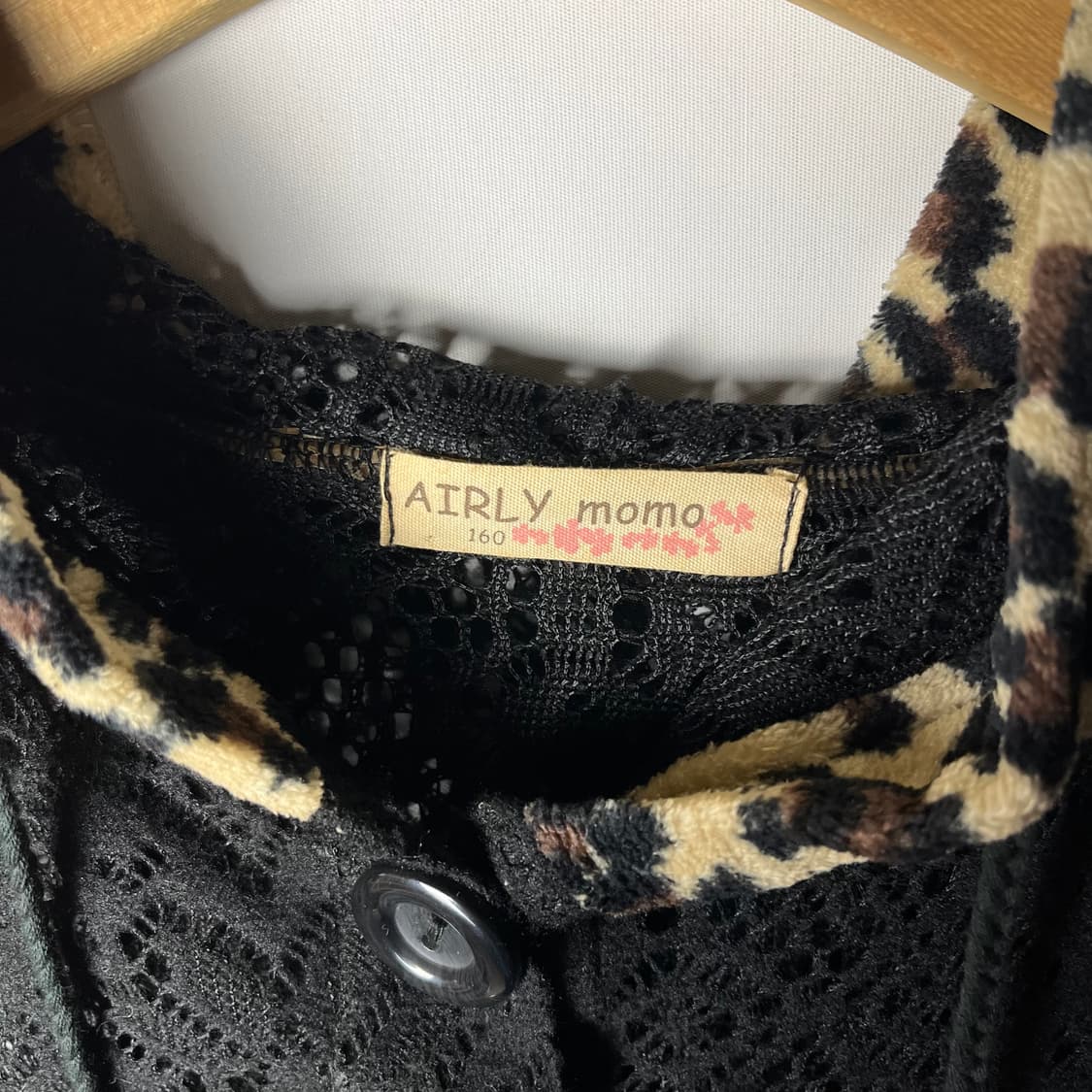 [AIRLY momo] 갸루 레오파드 펀치 케이프 상품이미지5