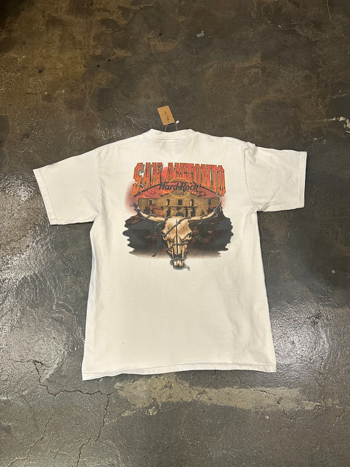 90s HARD ROCK 하드락 카페 샌안토니오 반팔티 L no 상품이미지1