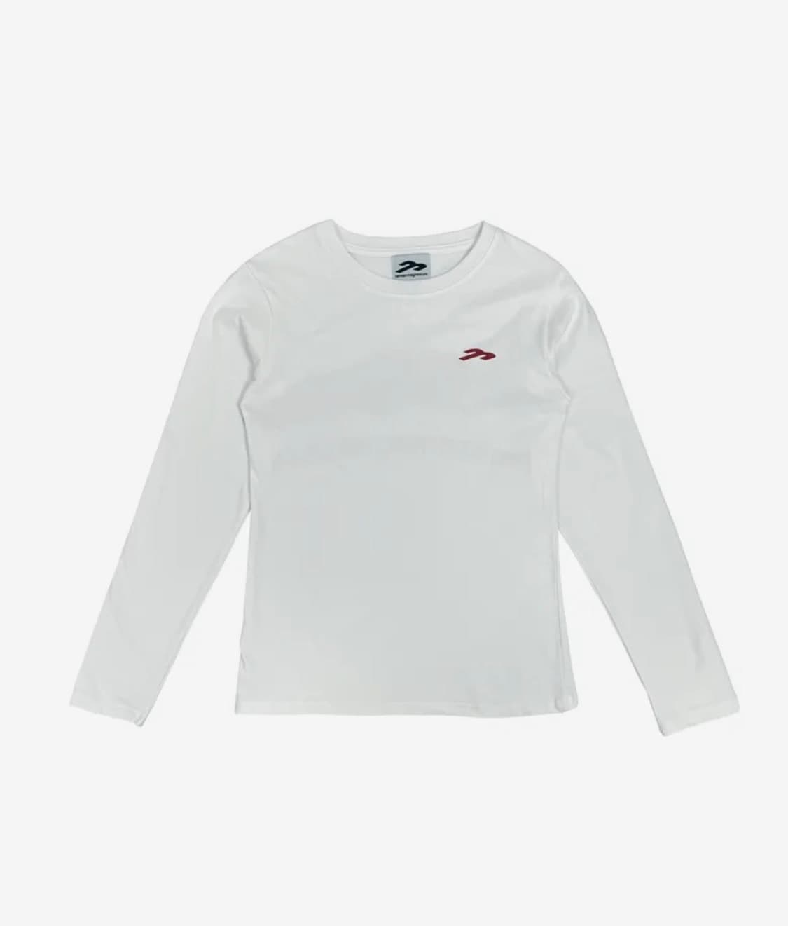 탄산마그네슘 마운틴 롱슬리브 (화이트/레드) women 상품이미지2