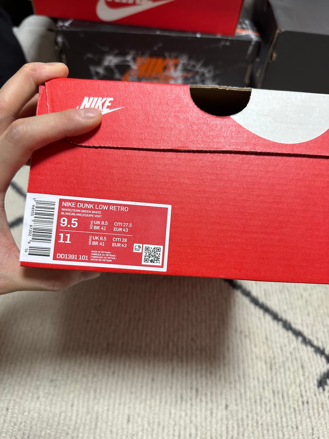 [275]나이키 덩크 로우 바시티 그린 상품이미지3