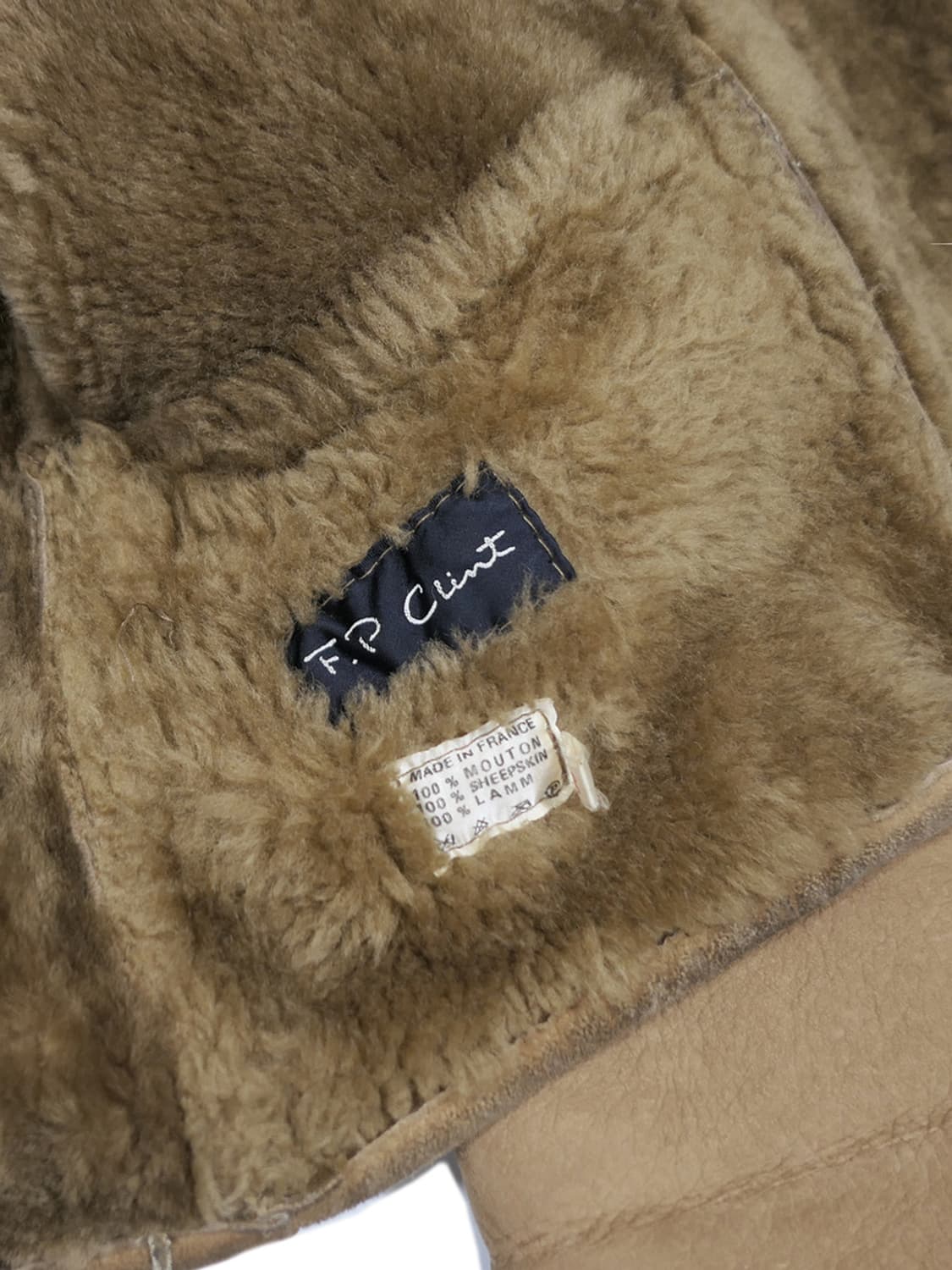 F.P. Clint cropped shearling mouton jack 상품이미지3