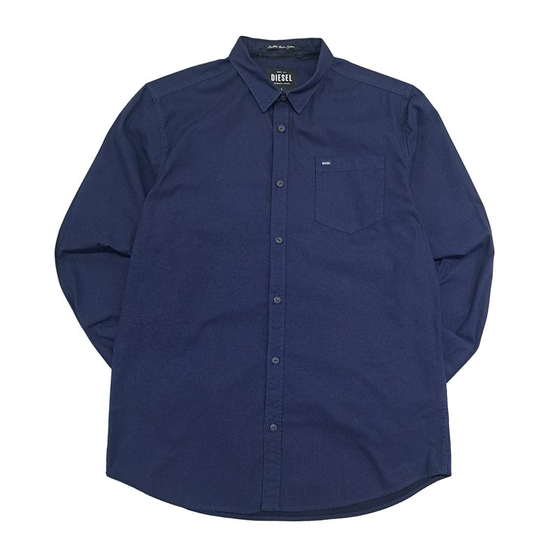 CN926 L 디젤 다크네이비 도트 긴팔 셔츠 남방 상품이미지1