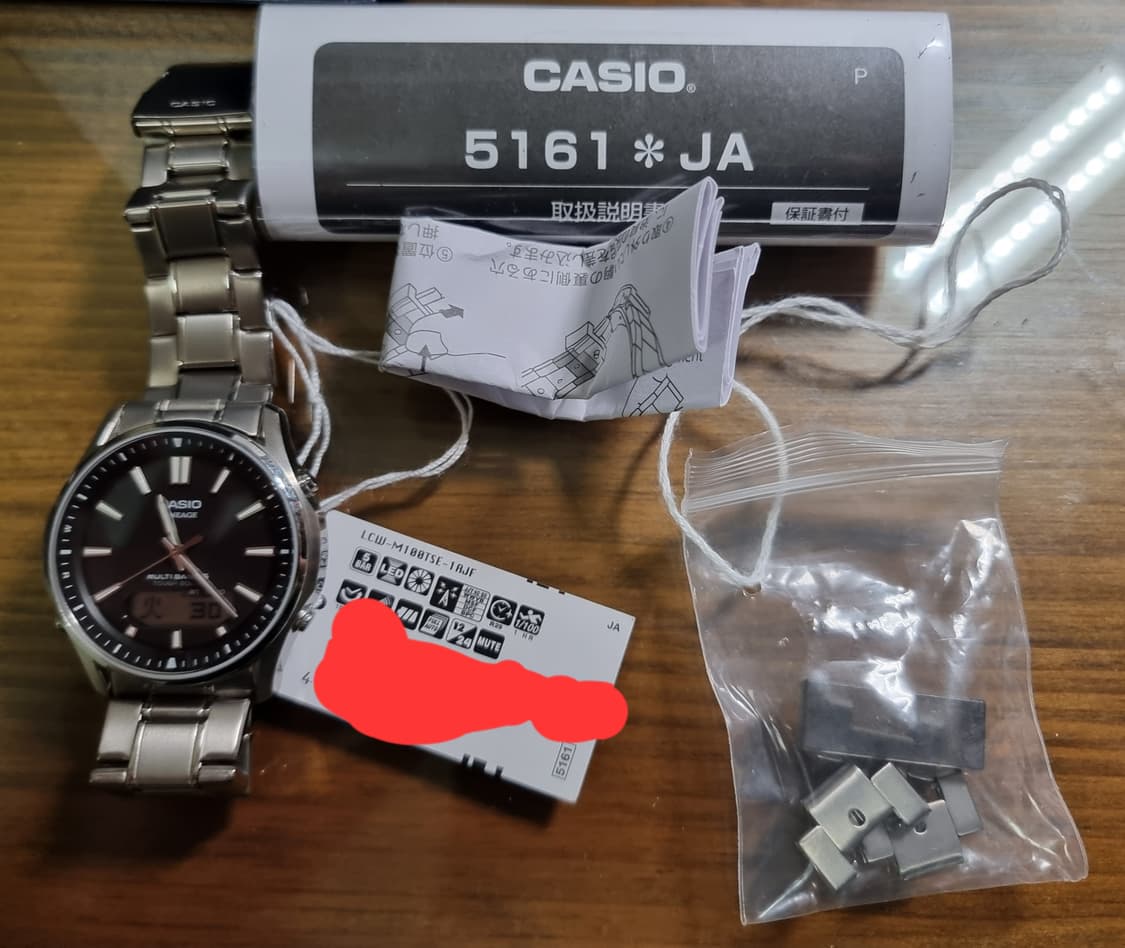 카시오 리니지 풀티타늄 lcw m100 tse  상품이미지10