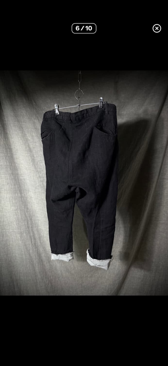 KMRii Hand-Stitched Linen capri pants 상품이미지6