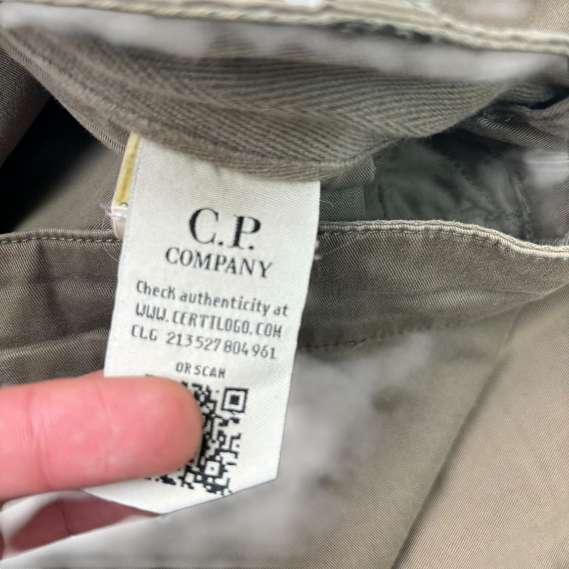 CP컴퍼니 렌즈 카키 카고 팬츠 34 inch 상품이미지8