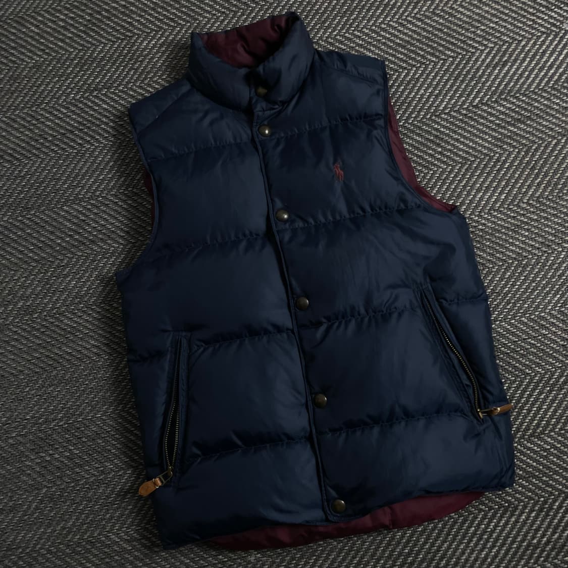 폴로 랄프로렌 포니 로고 양면 다운 베스트y 3761 상품이미지1