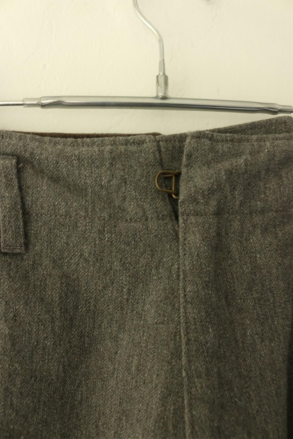 컬러 비콘 그레이 개더 울 트라우저  상품이미지6