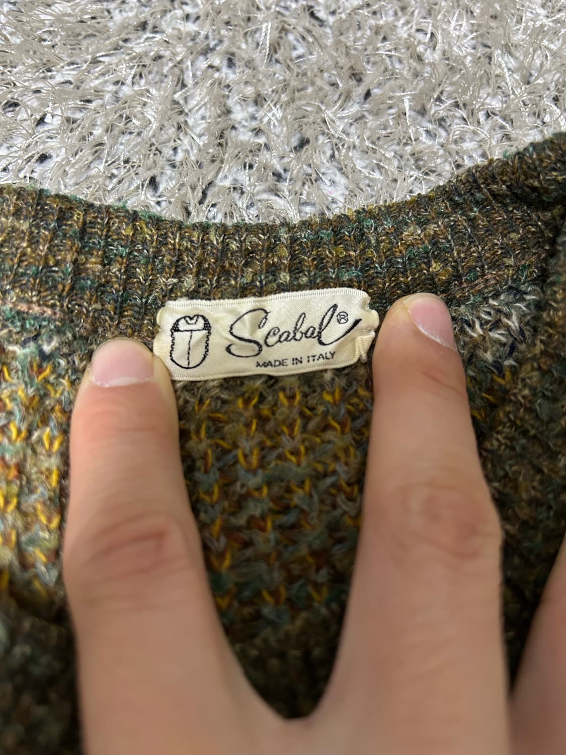 이태리제 니트 사이즈 105 상품이미지2