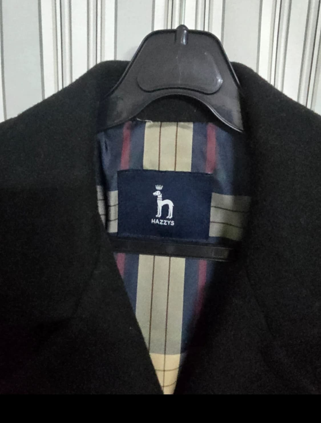 (85-160)해지스 여성 블랙 모앙고라 혼방 코트 상품이미지5