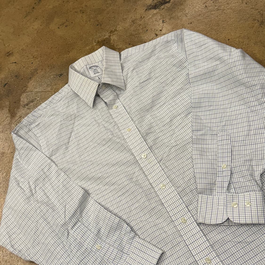 [정품] 브룩스브라더스 체크 긴팔 셔츠 b10 상품이미지1