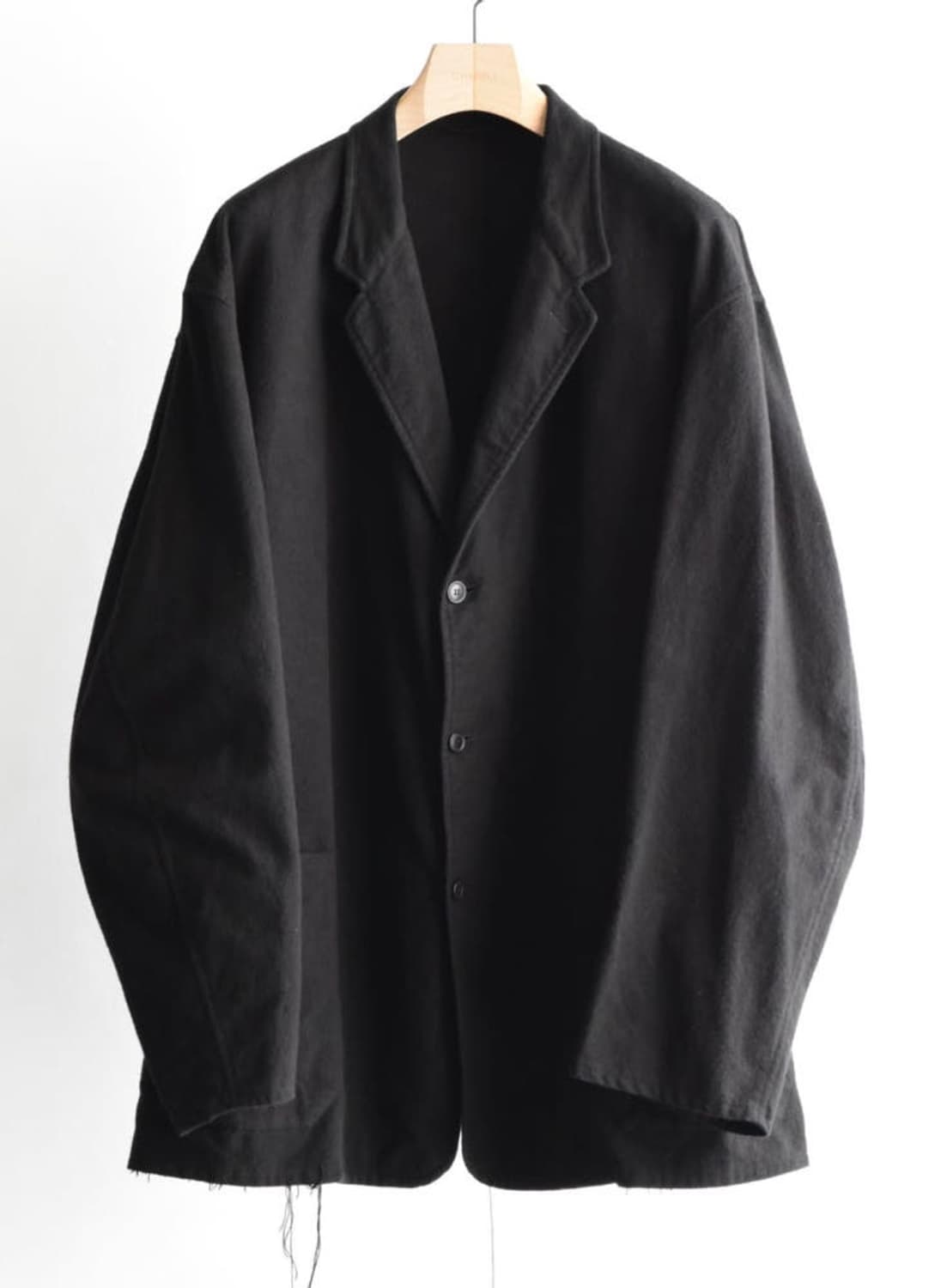 2사이즈) 코모리 25AW 코튼넬자켓 블랙 상품이미지1