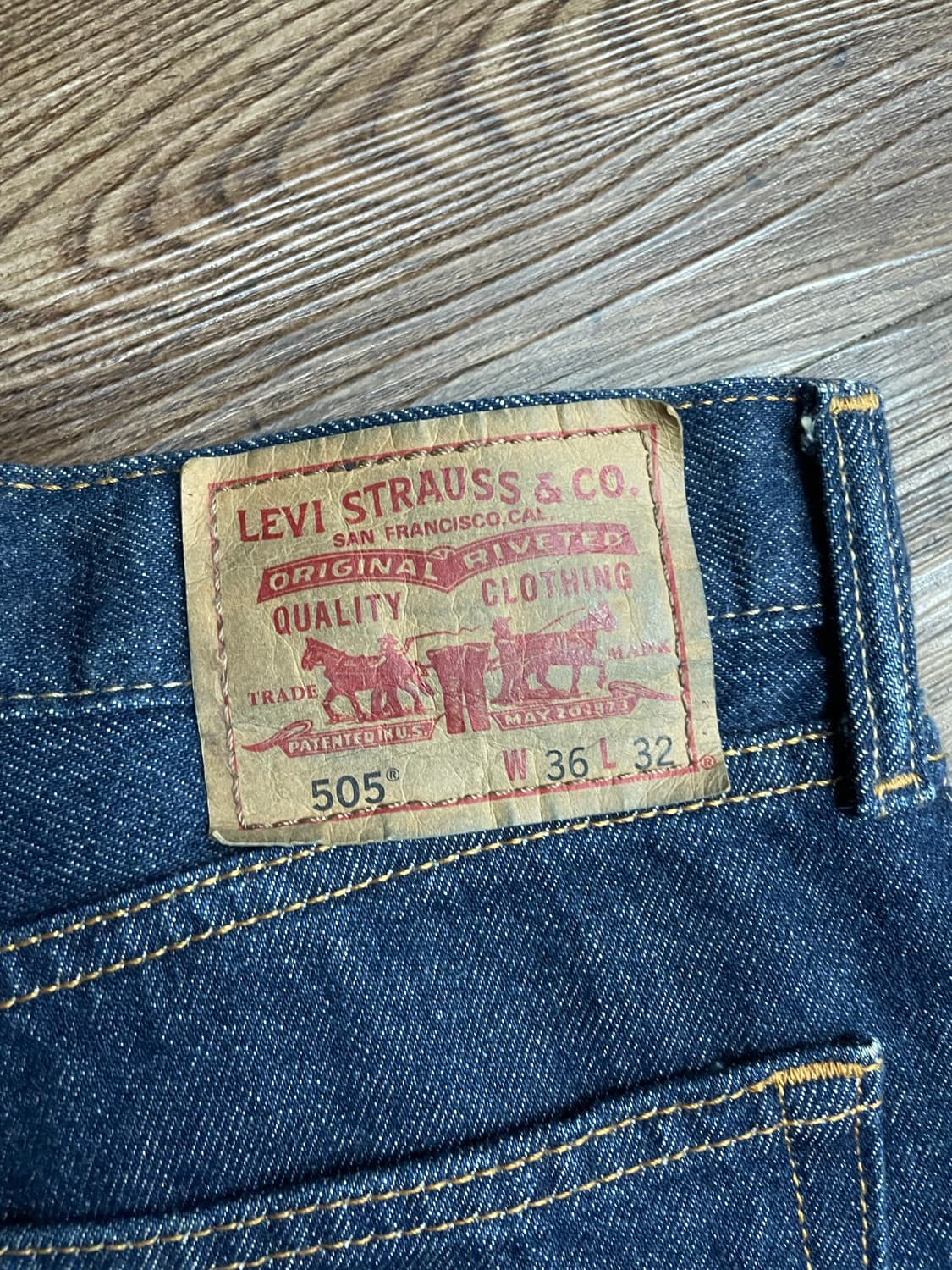 리바이스 505 생지 데님 팬츠 LESOTHO 상품이미지10