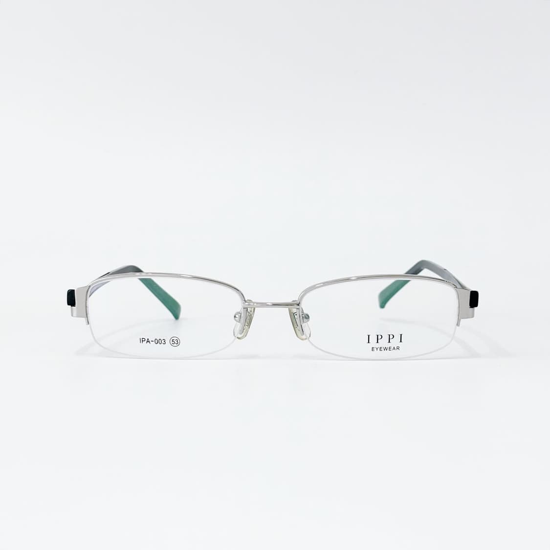 IPPI 실버 반무테 메탈 데드스탁 빈티지안경 상품이미지1