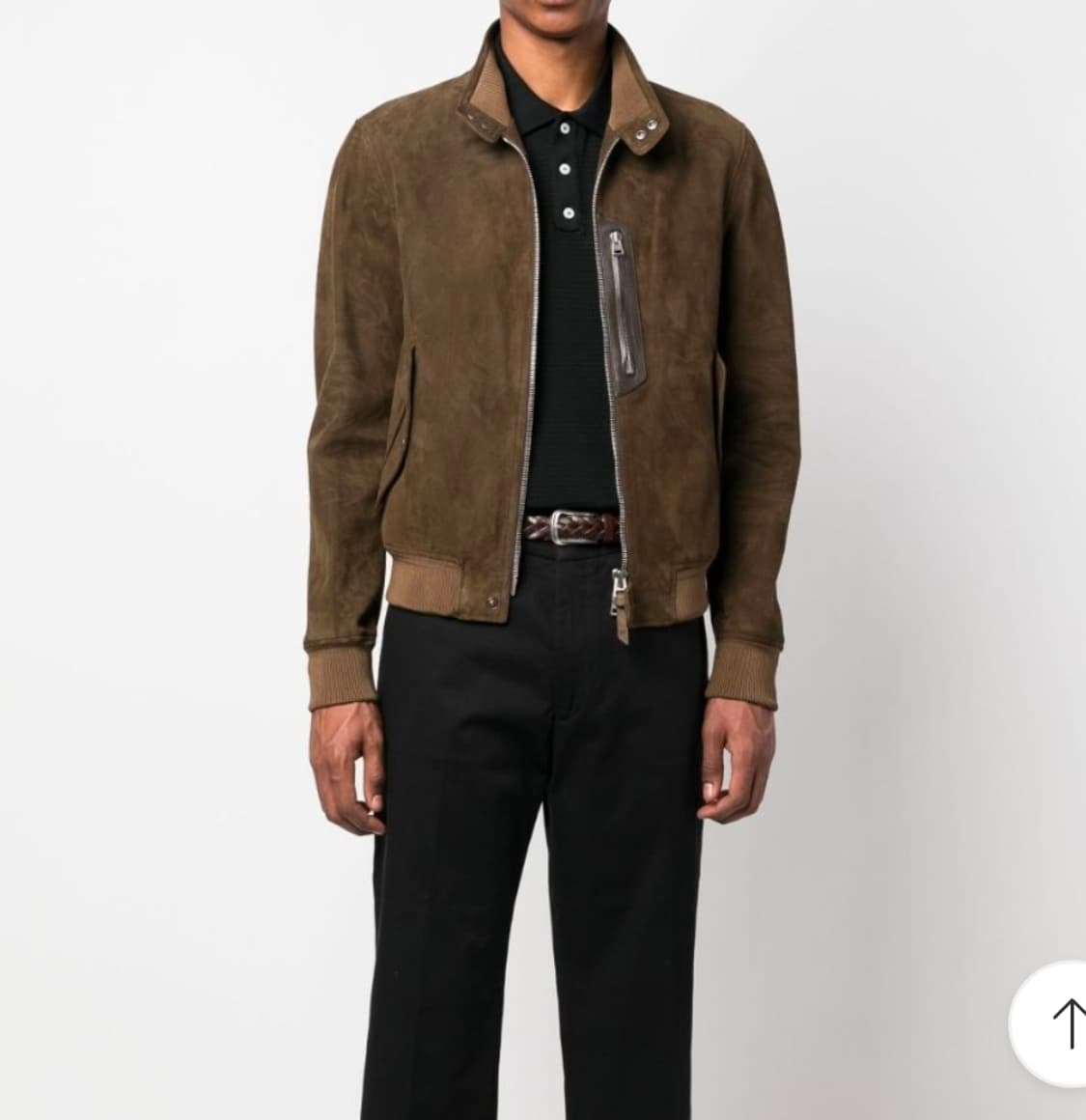 톰포드 스웨이드 헤링턴 자켓 54 상품이미지2