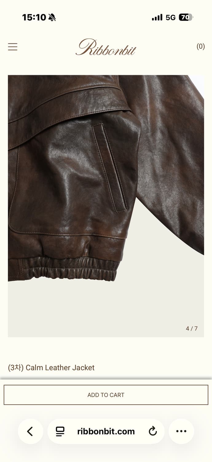 리본빛 ribbonbit Calm 레더자켓 상품이미지3