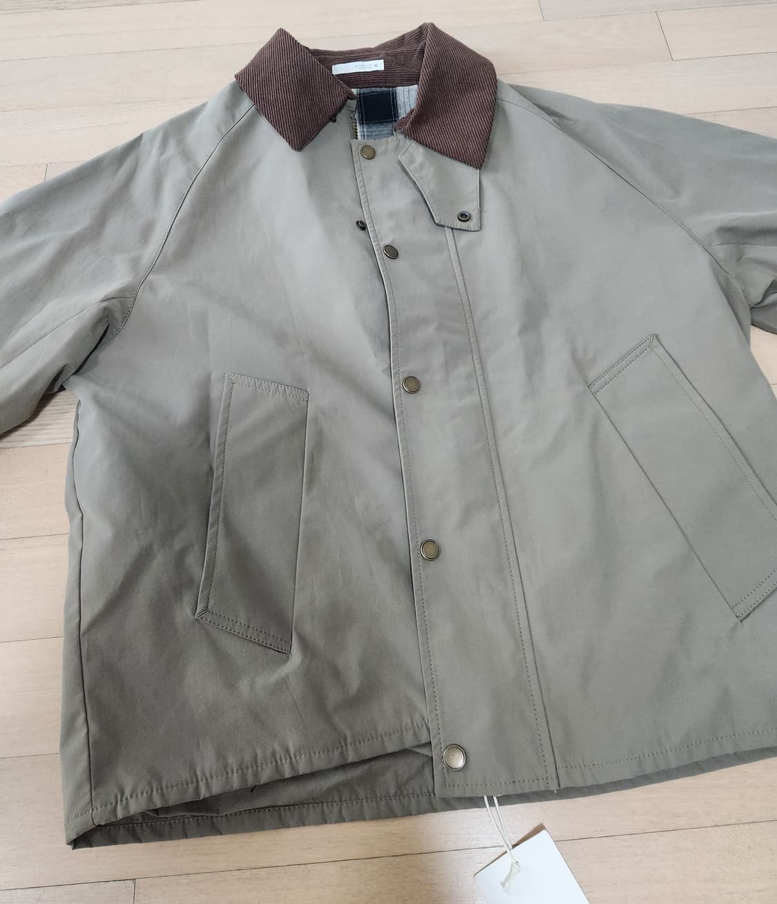 배색 칼라 점퍼 7380/190/708 상품이미지9