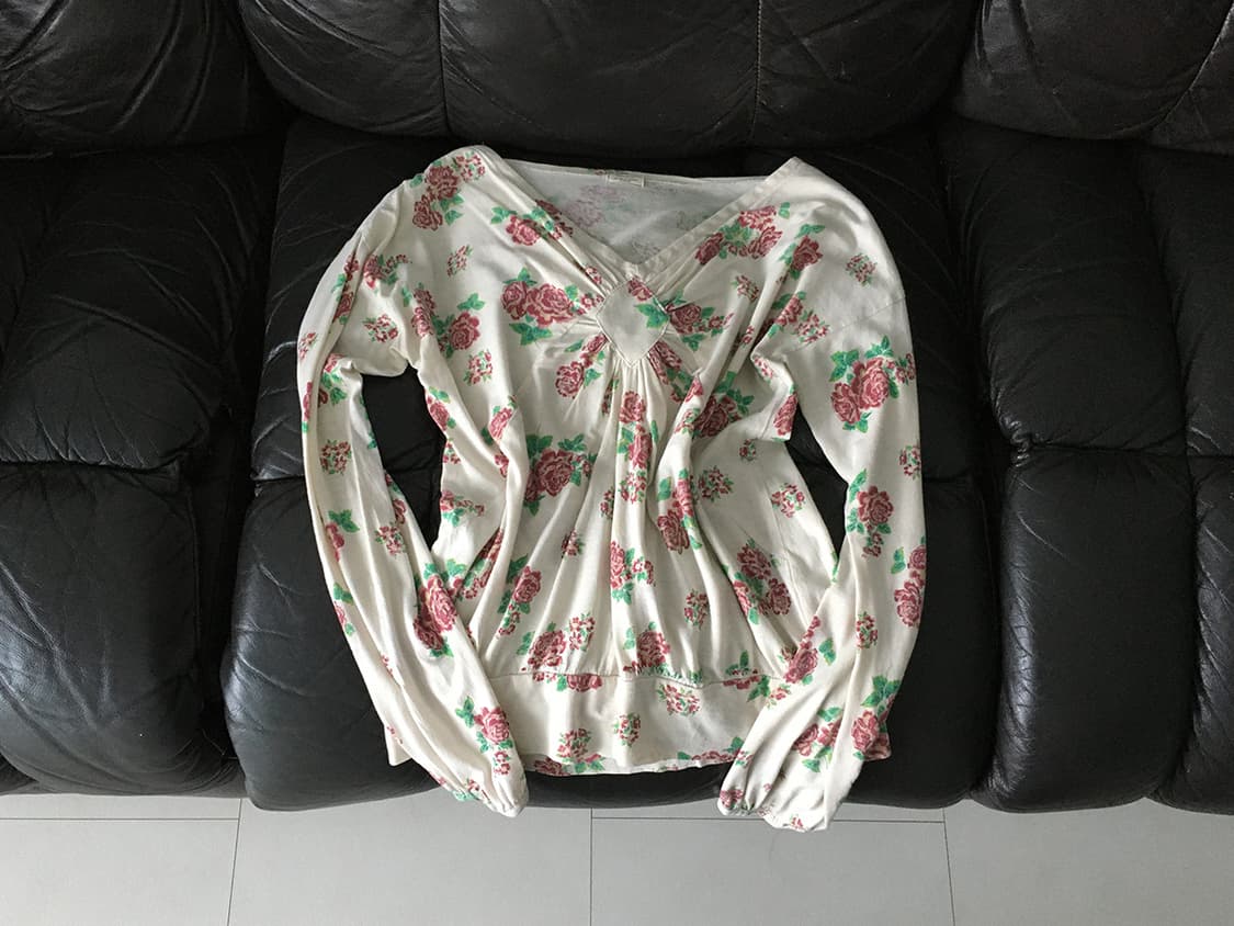 rose floral top 상품이미지1