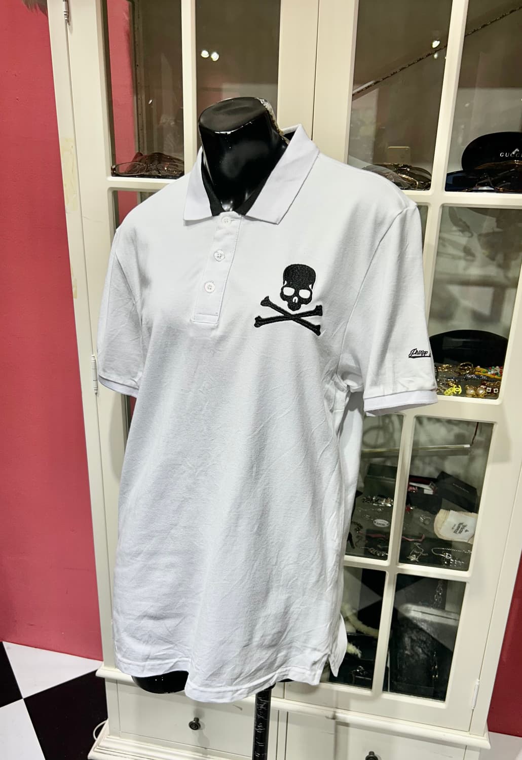 philipp plein T-shirt 필립 플레인 해골 디자인 반팔 상품이미지1