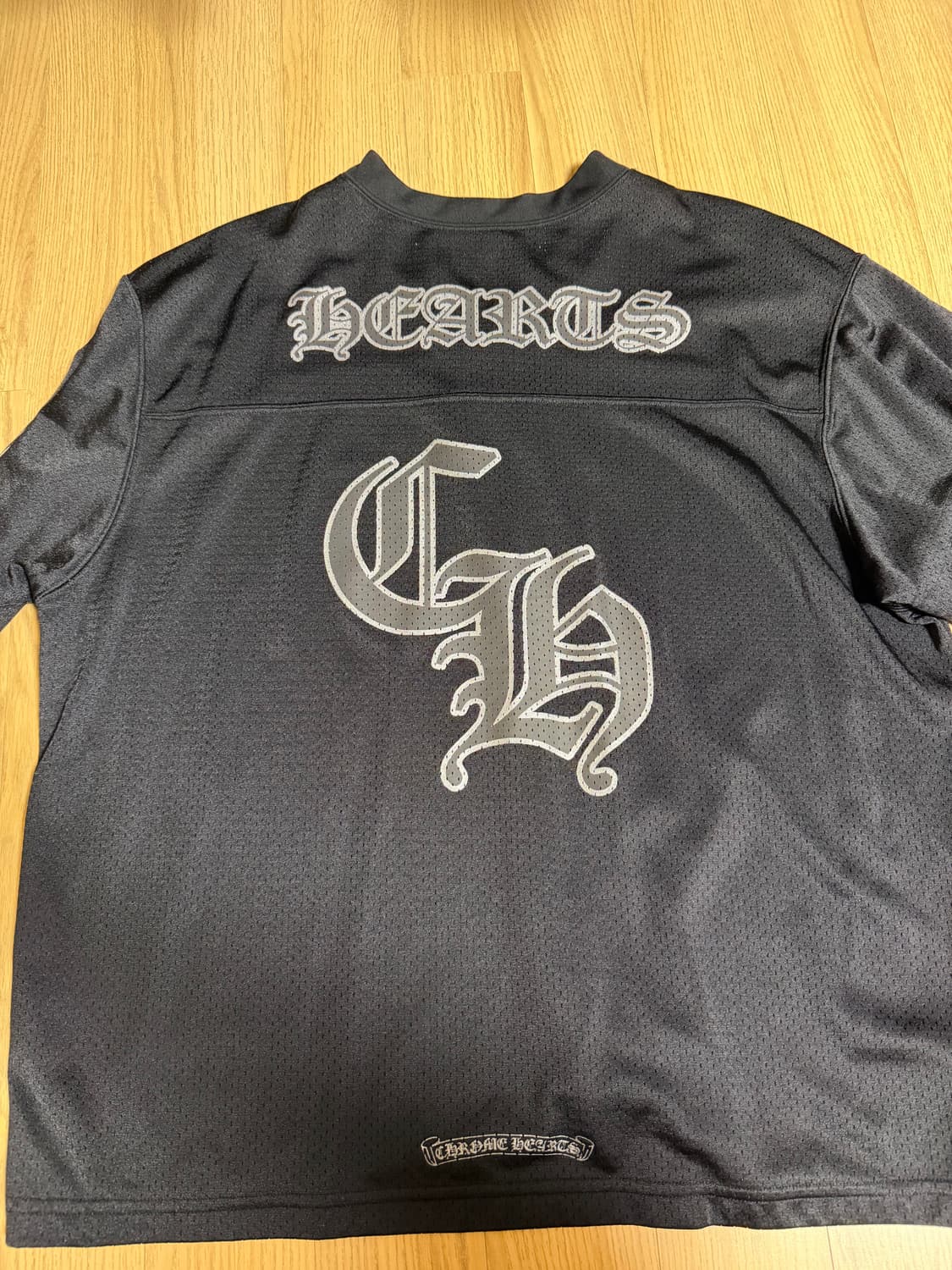 (L) 크롬하츠 블랙 메쉬 롱슬리브 긴팔 티셔츠 상품이미지2