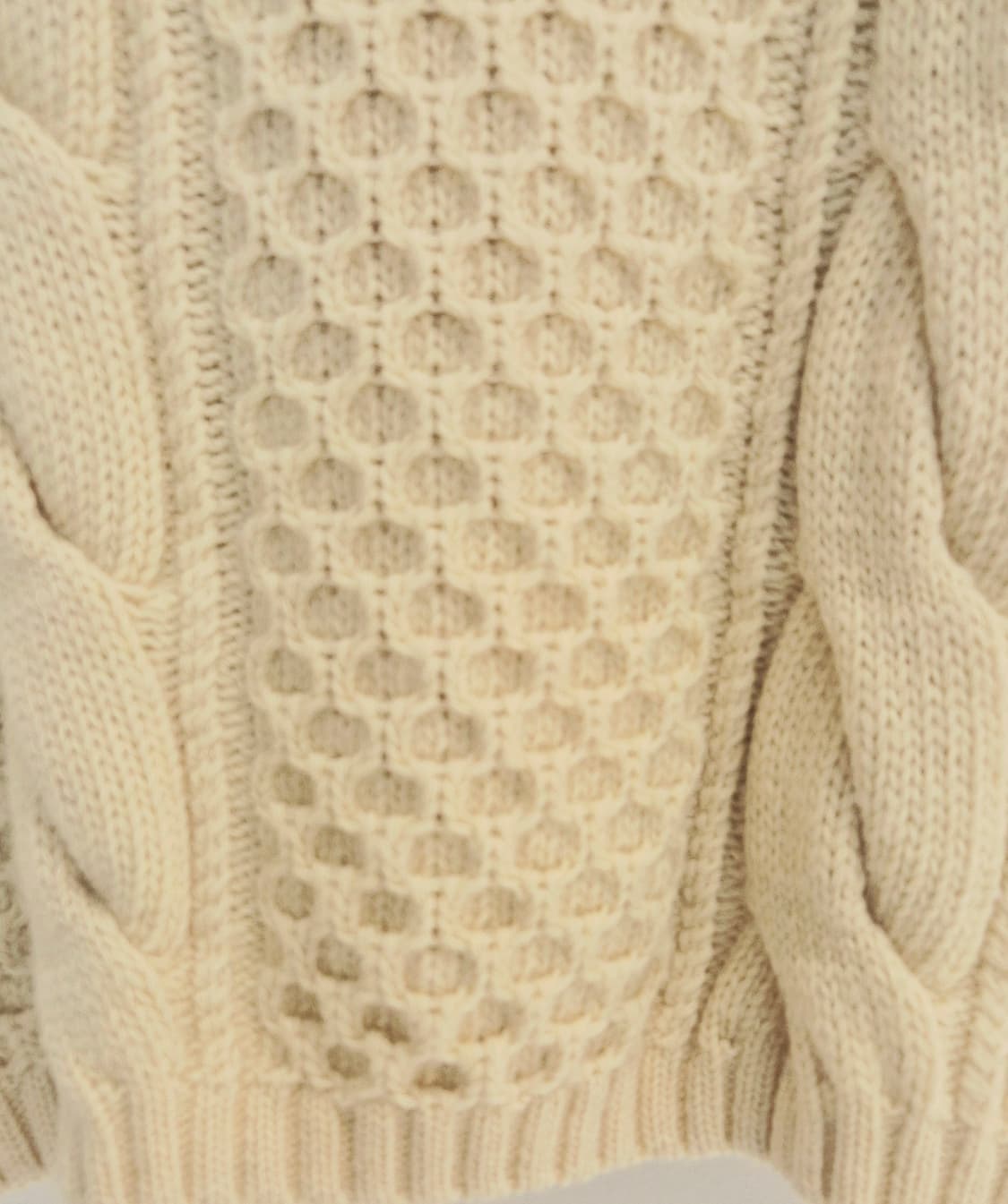 구찌 울 케이블 니트 베스트 상품이미지5