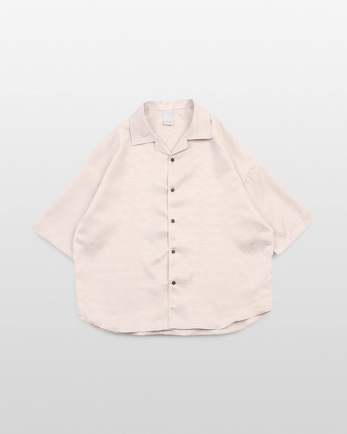 CASPER JOHN Jacquard Open Collar Oversiz 상품이미지1