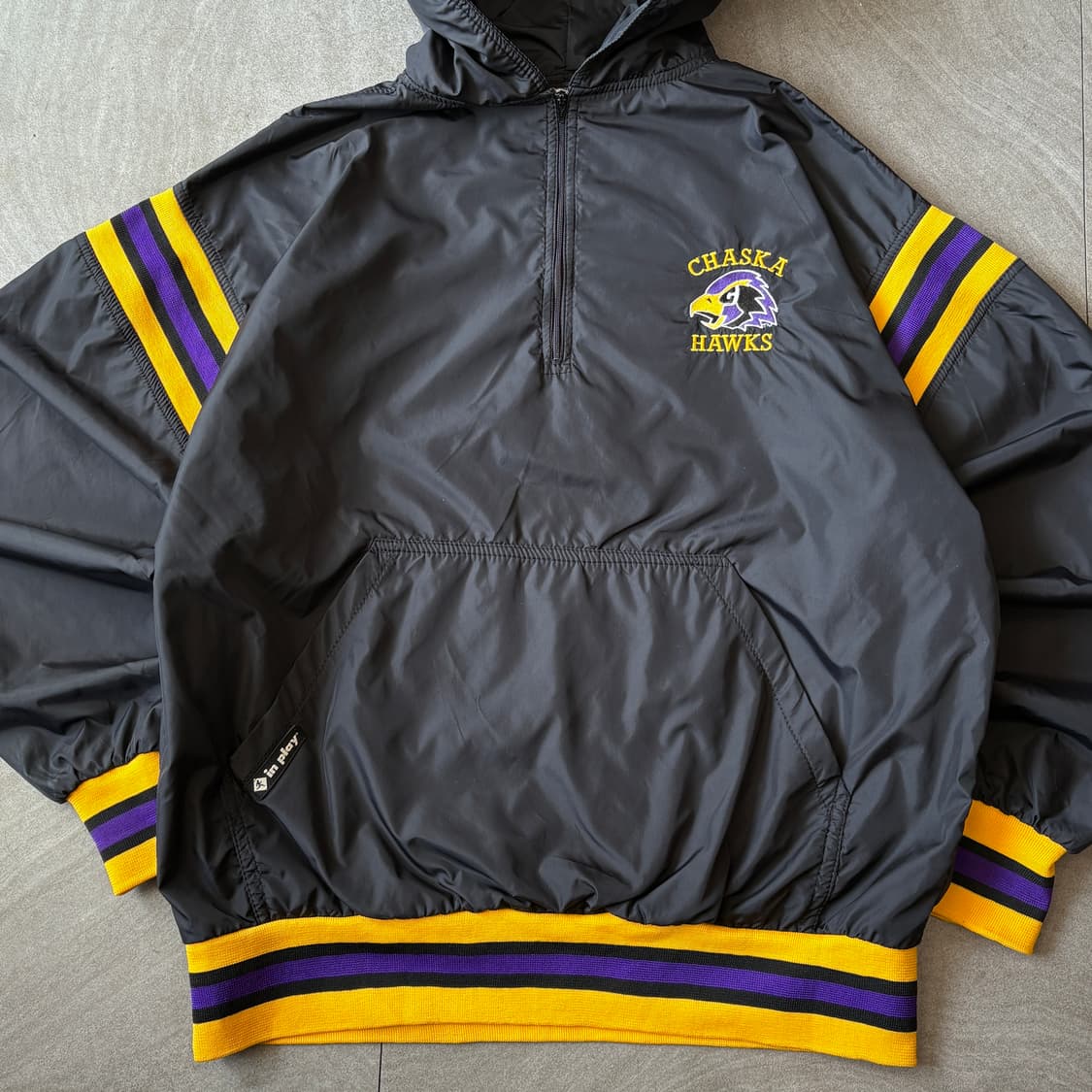 90년대 미국 생산 블랙 블랙 웜업 자켓 상품이미지3