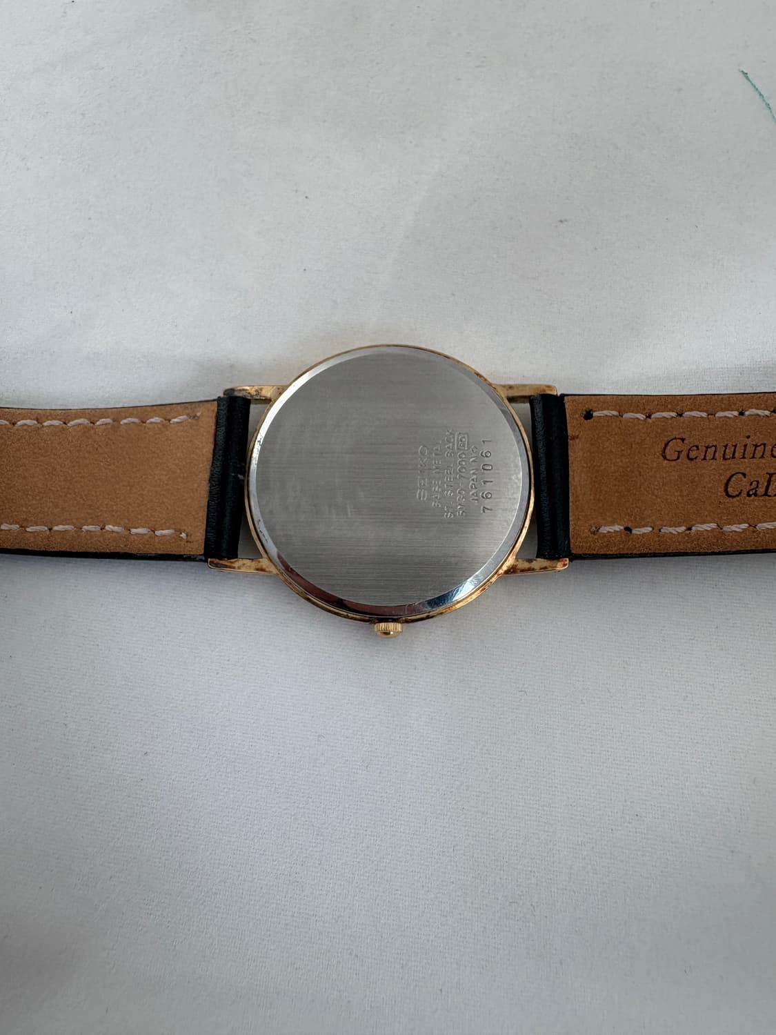 세이코 쿼츠 금장 클래식 쿼츠 시계 5Y30-7060 상품이미지5