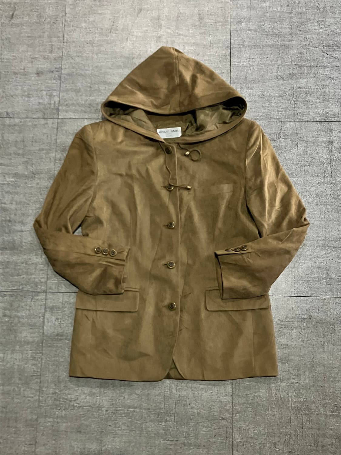 일본빈티지 Gerarddarel 올드스쿨아메카지 벨루어자켓 상품이미지1