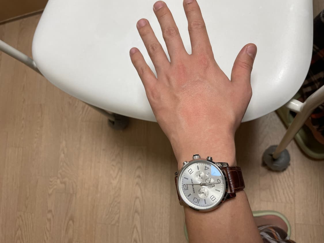 몽블랑 남자 가죽시계 판매 상품이미지7