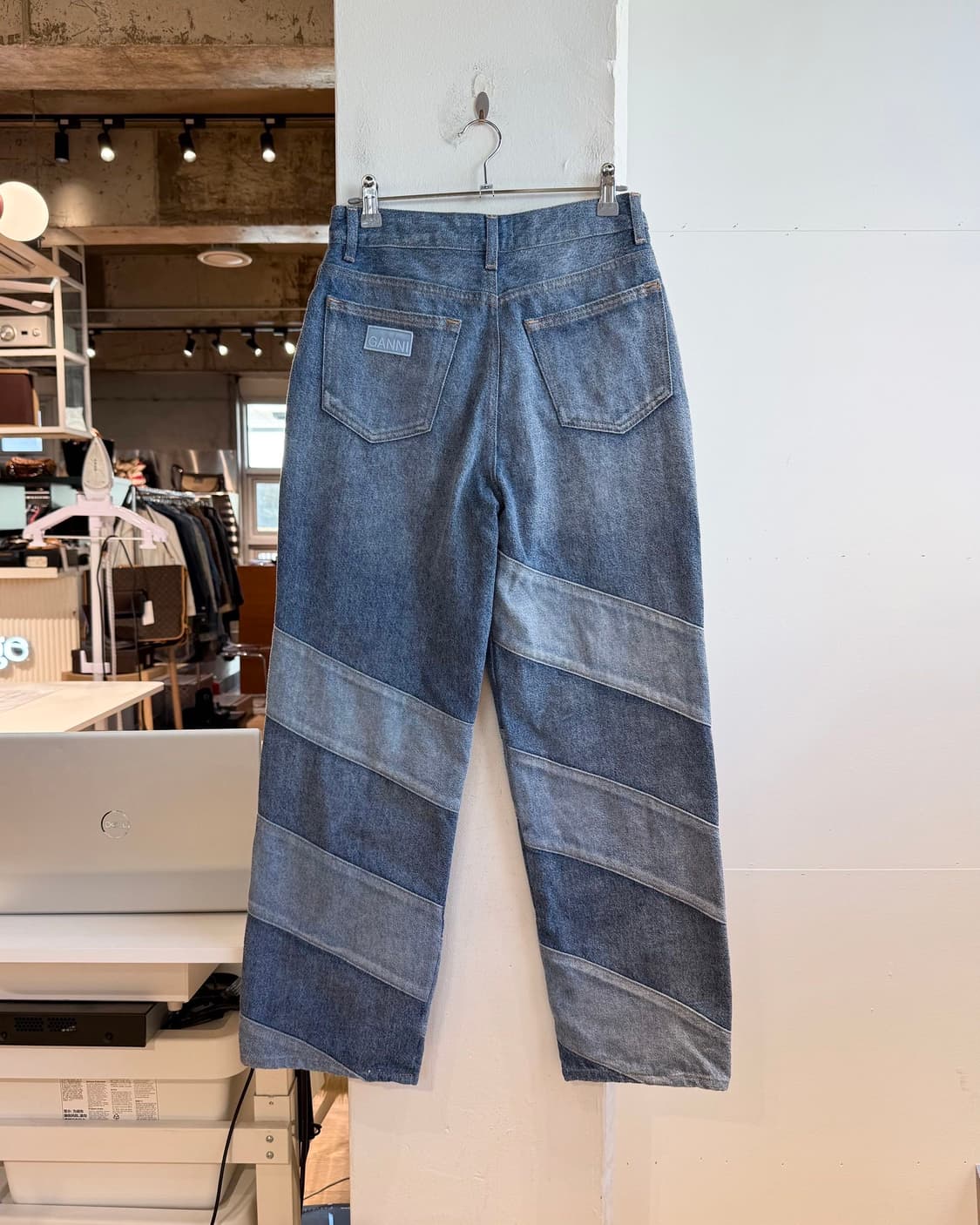 가니 미시 크롭 데님 팬츠  상품이미지5