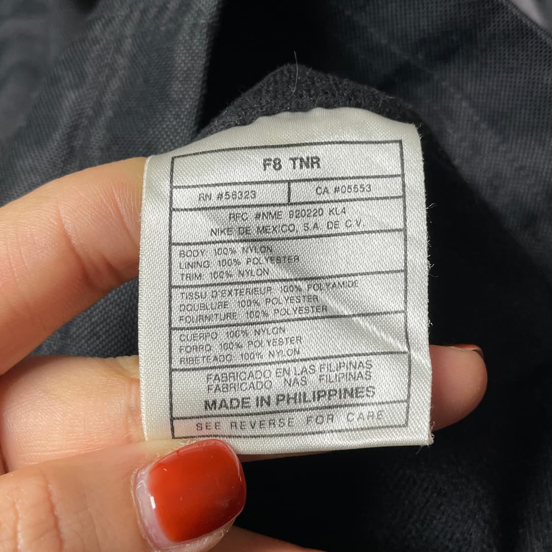 NIKE 1990s 나이키 빈티지 블랙 윈드브레이커 A00523 상품이미지10