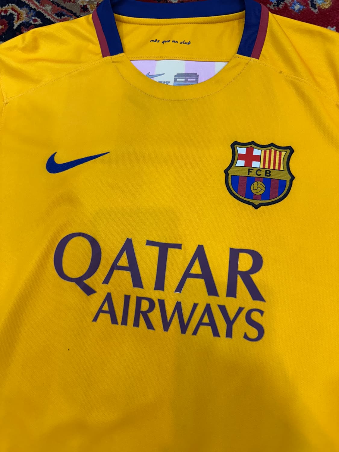 나이키 바르셀로나 15-16시즌 어웨이 유니폼 M 상품이미지2