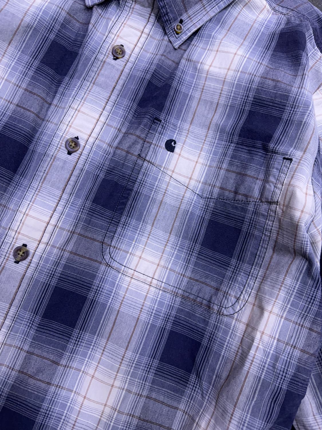 칼하트 릴렉스핏 원포켓 캐쥬얼 체크셔츠 남방 XL 상품이미지4