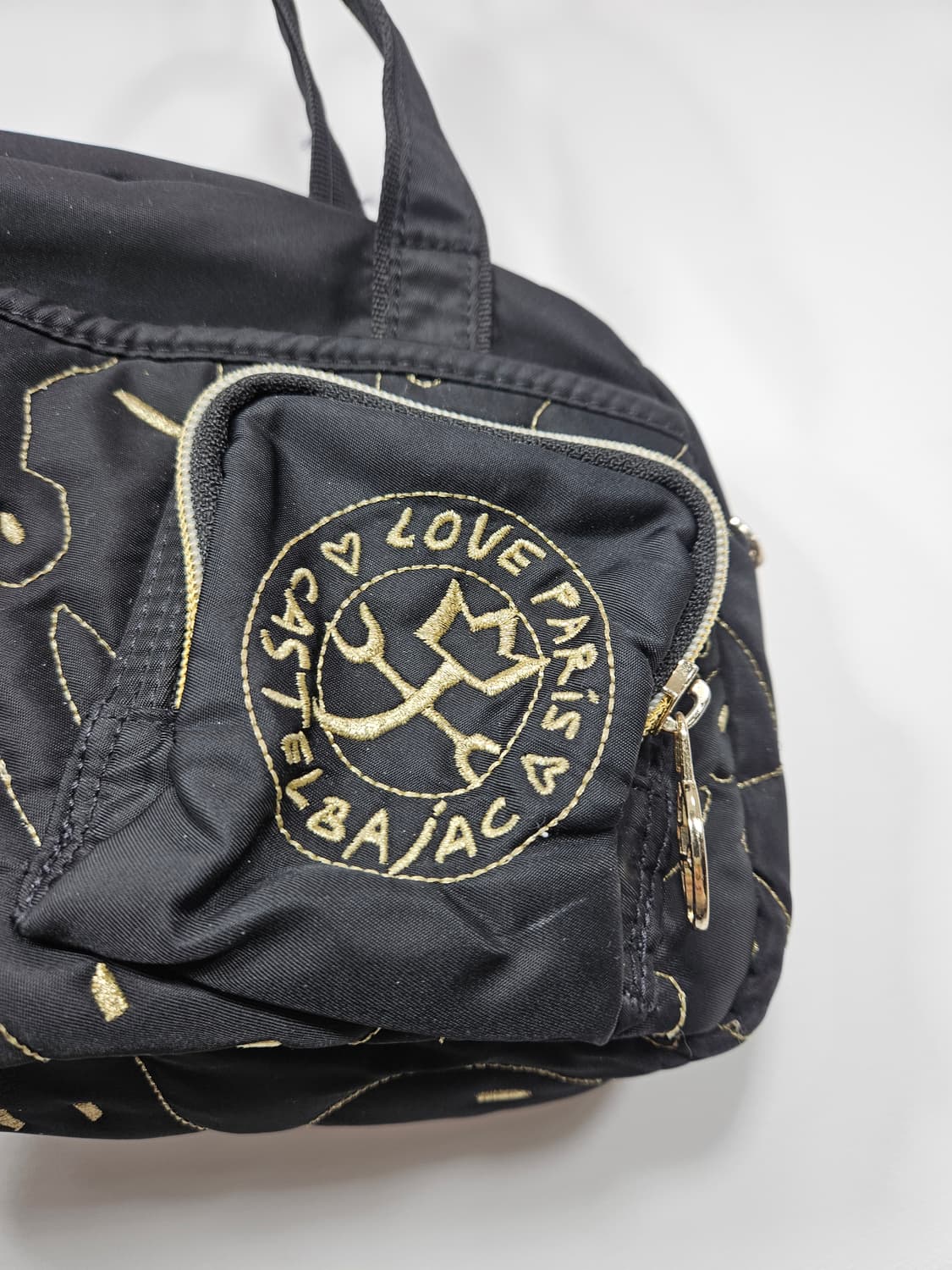 카스텔바작(castelbazac) 블랙 나일론 토드백 상품이미지3