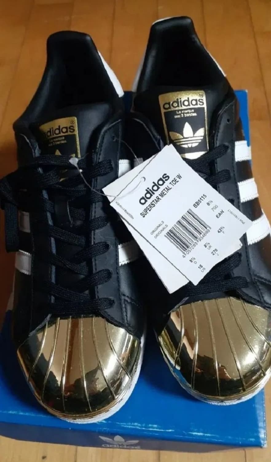 아디다스 슈퍼스타 메탈토 W 블랙 270 상품이미지2