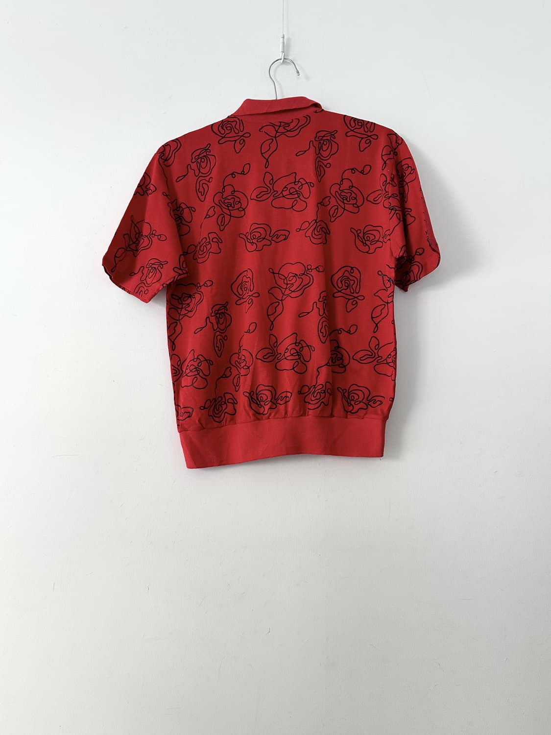 Rose polo shirt / red 상품이미지3