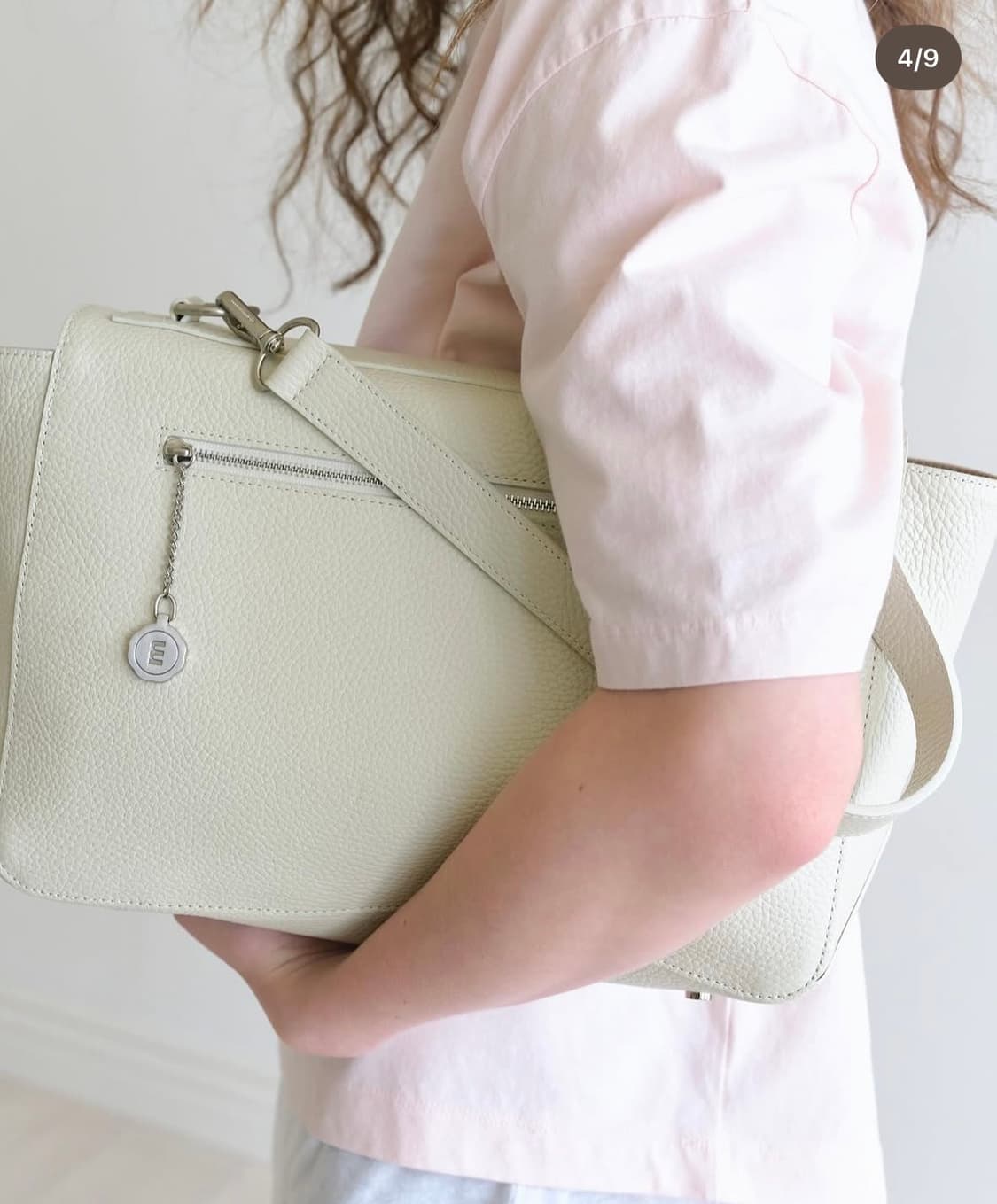 미닛뮤트 페레티 M 아이보리 토트백 상품이미지4