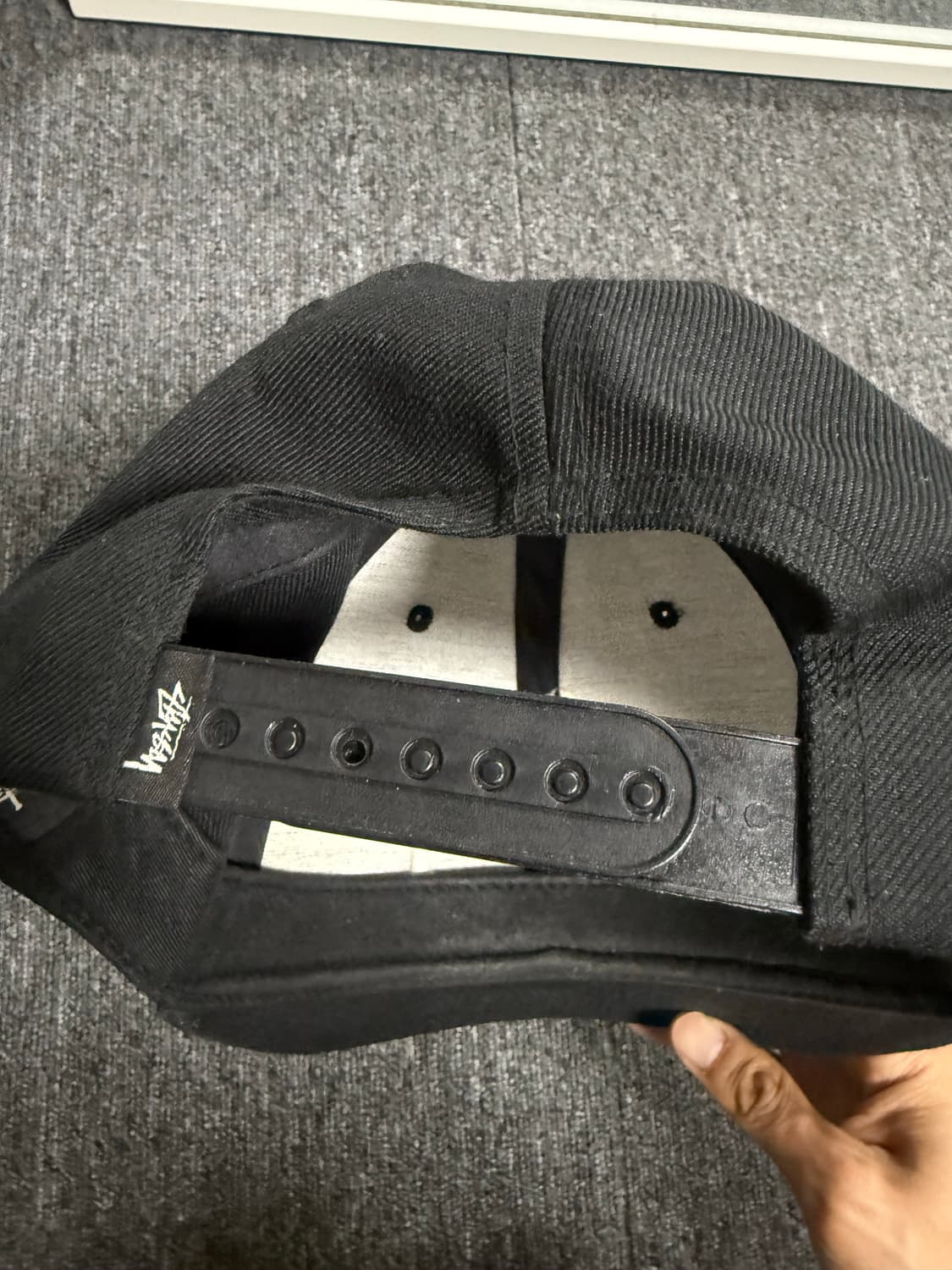 스투시 울 스냅백 캡 (Stussy Wool Snapback Cap) 상품이미지3