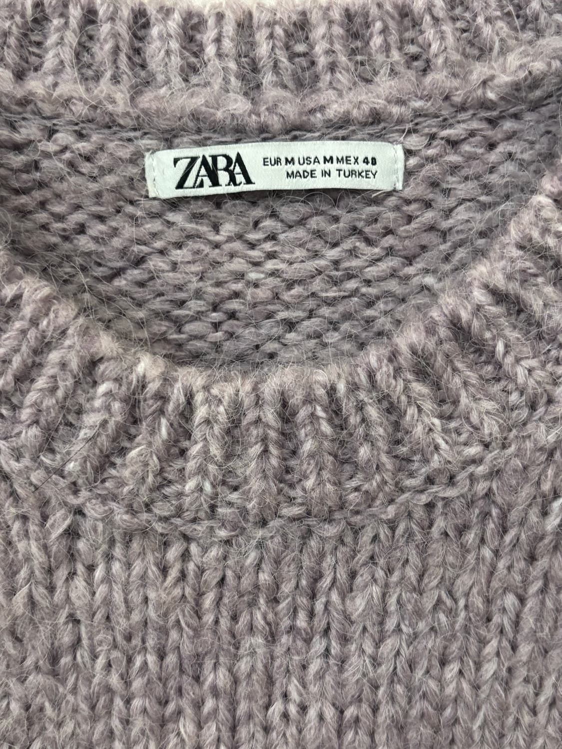 자라 라벤더 니트 M 상품이미지2