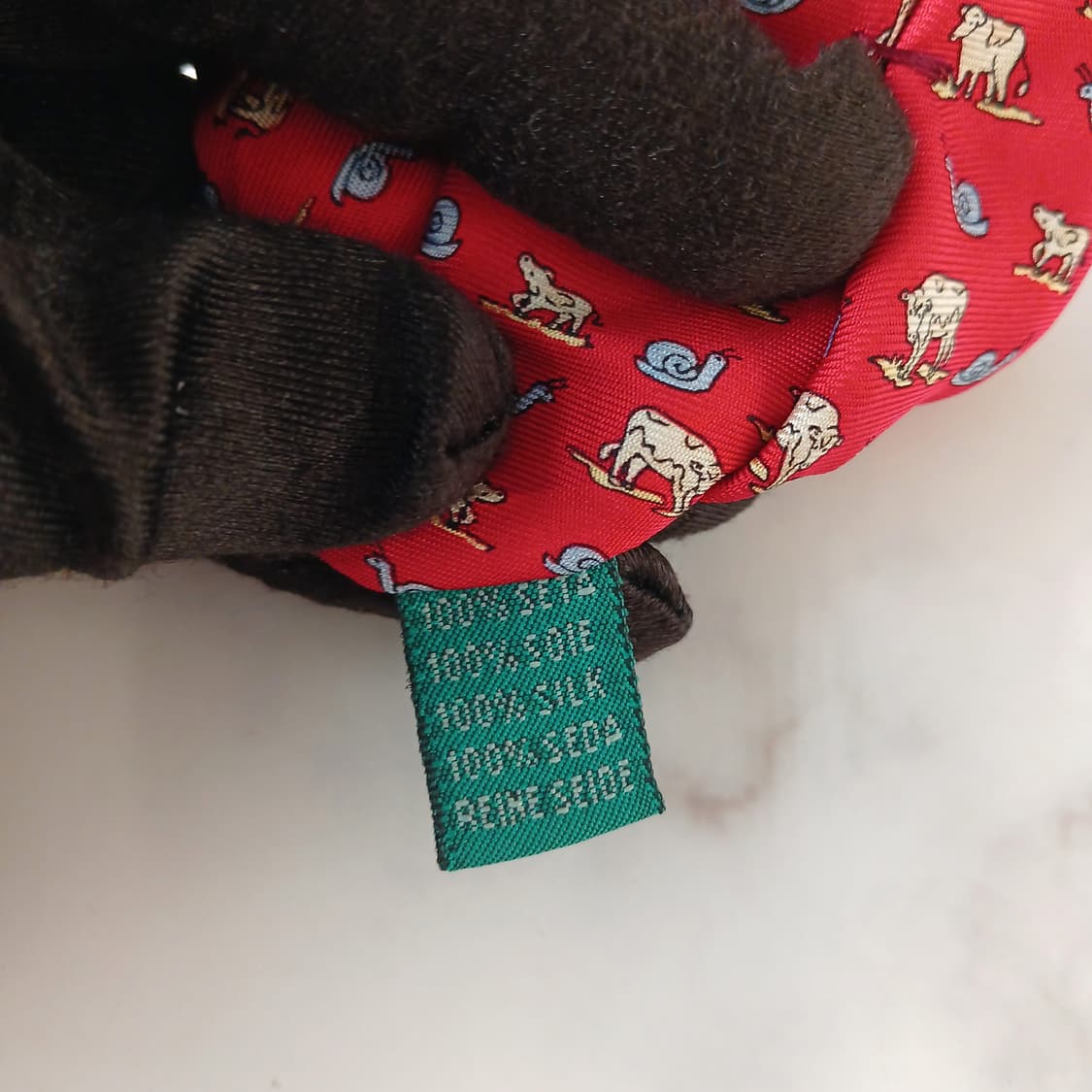 앤드류스타이 소 & 달팽이 모티브 넥타이 8.6cm A+등급 A19767 상품이미지9