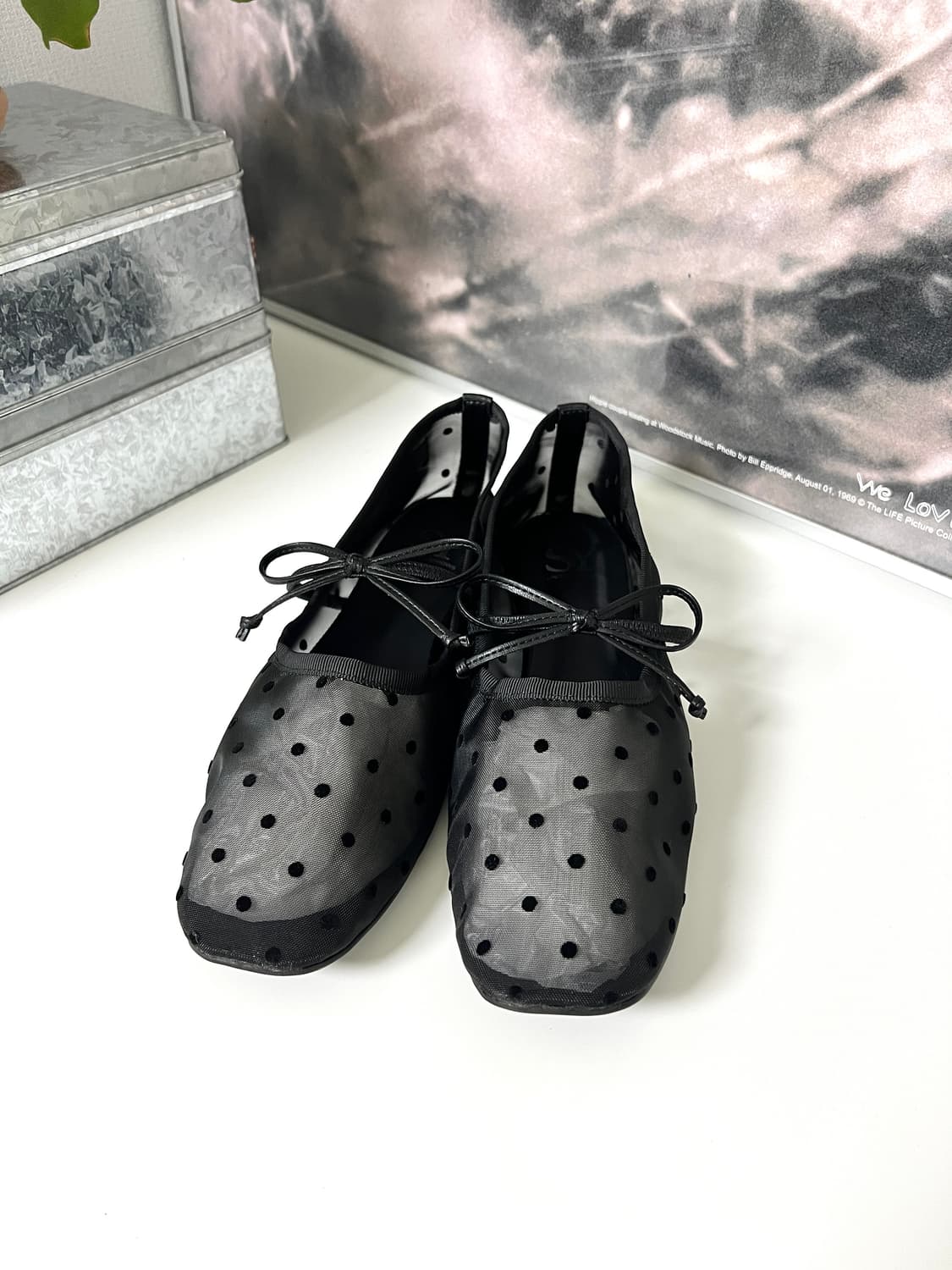 SY UNITED ARROWS-DOT FLAT SHOES  상품이미지1
