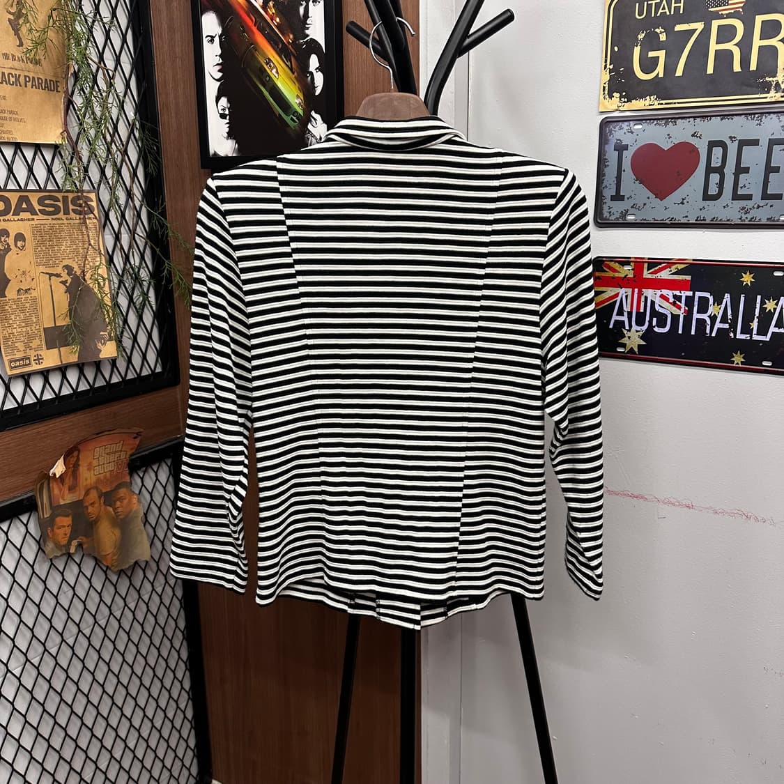 Big Button Striped Jacket 상품이미지2