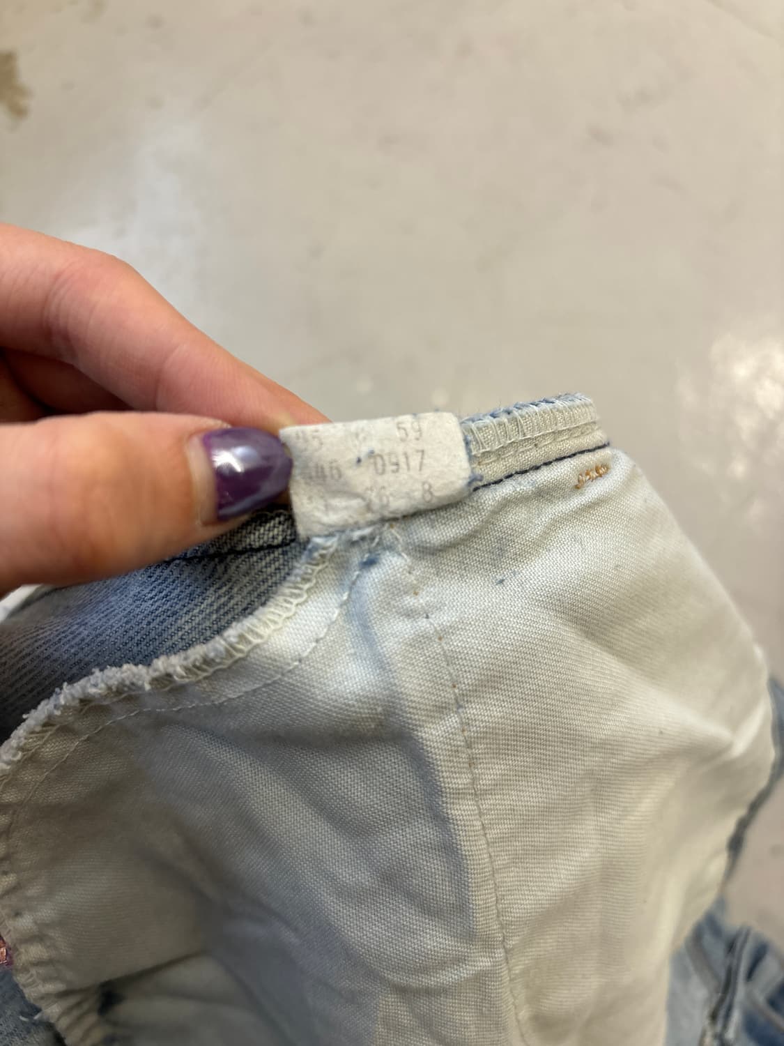 70‘s 리바이스 646 벨바텀 오렌지탭 상품이미지9