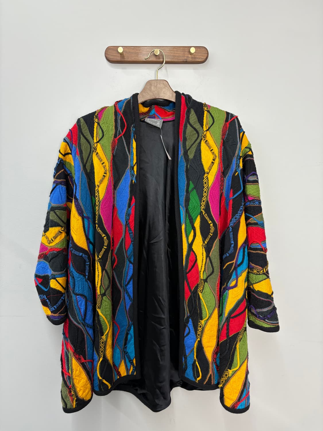 쿠지 오스트레일리아 케이블 니트 롱 가디건 A3147 상품이미지2